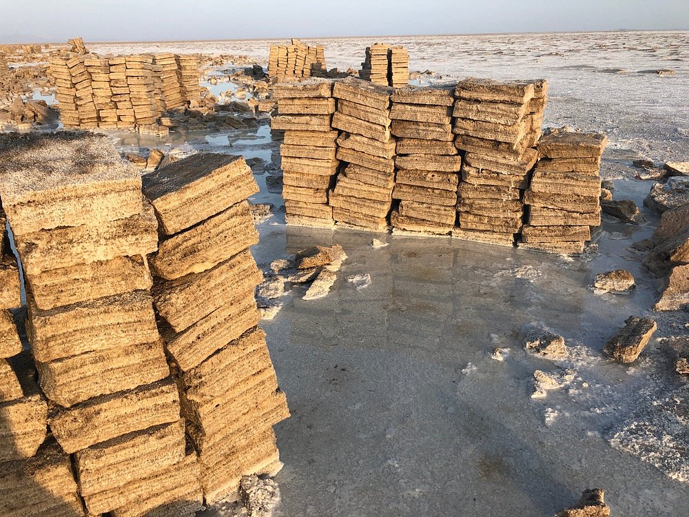 salt bars ready to be